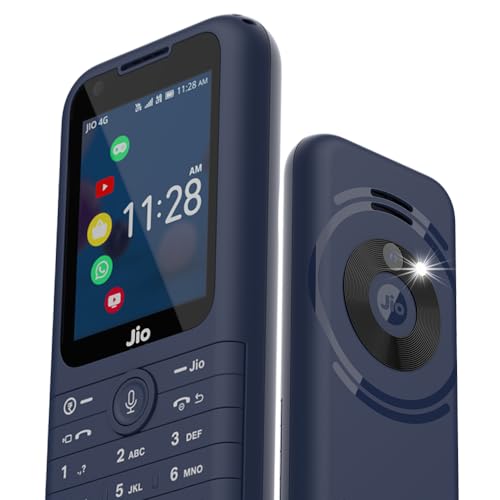 जियोफोन प्राइमा 4G कीपैड फोन | नीला | (नया सील-पैक)