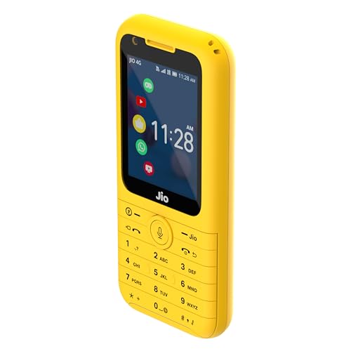 जियोफोन प्राइमा 4G कीपैड फोन | नीला | (नया सील-पैक)