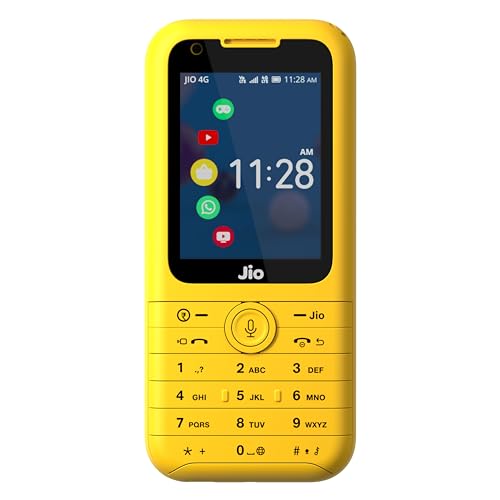 जियोफोन प्राइमा 4G कीपैड फोन | नीला | (नया सील-पैक)