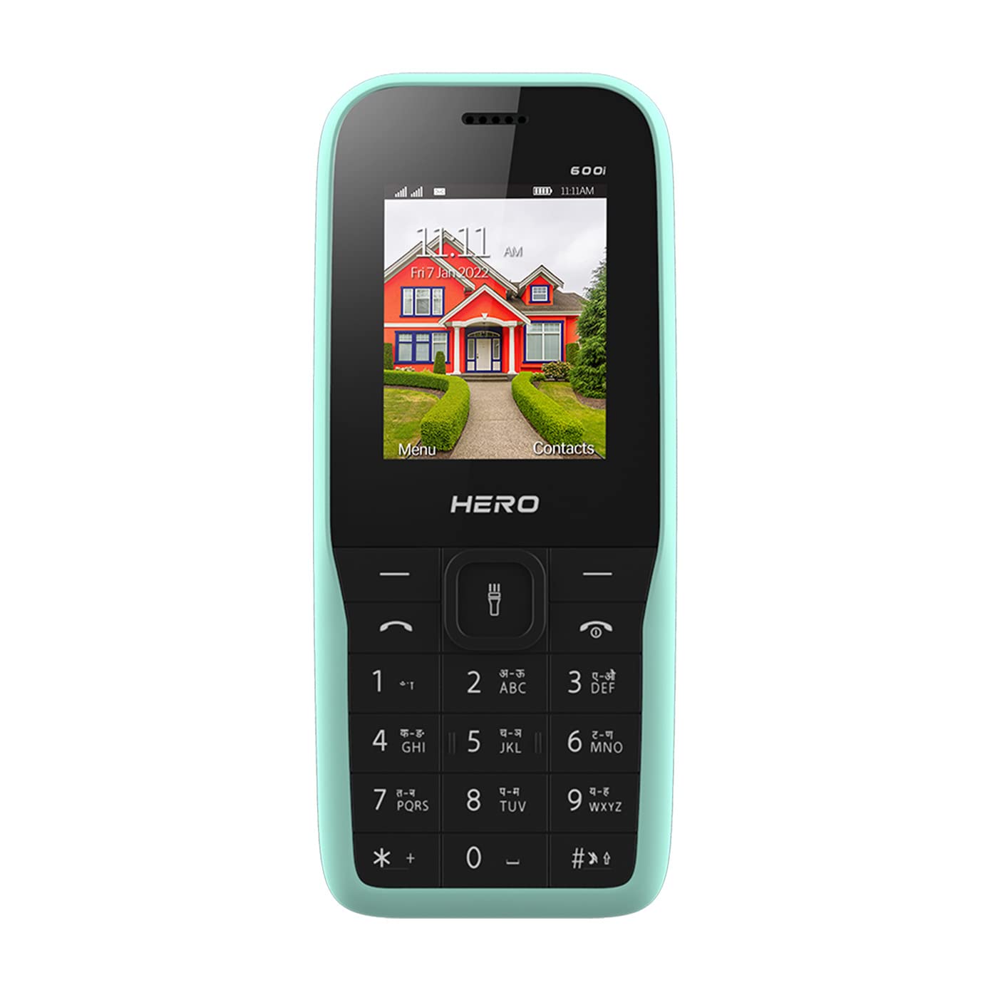 Lava All-New Hero 600i Glow Keypad Phone (Mint Green)
