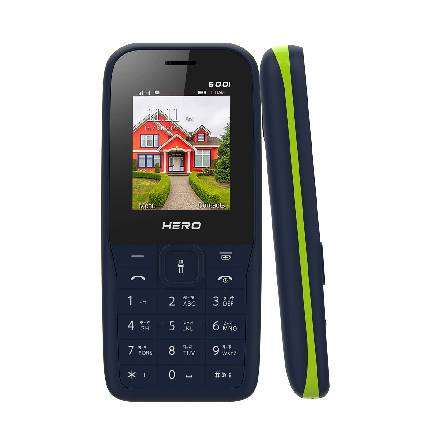 Lava All-New Hero 600i Glow Keypad Phone (Mint Green)