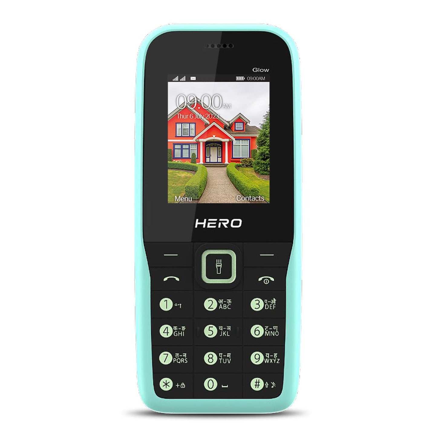 Lava All-New Hero 600i Glow Keypad Phone (Mint Green)