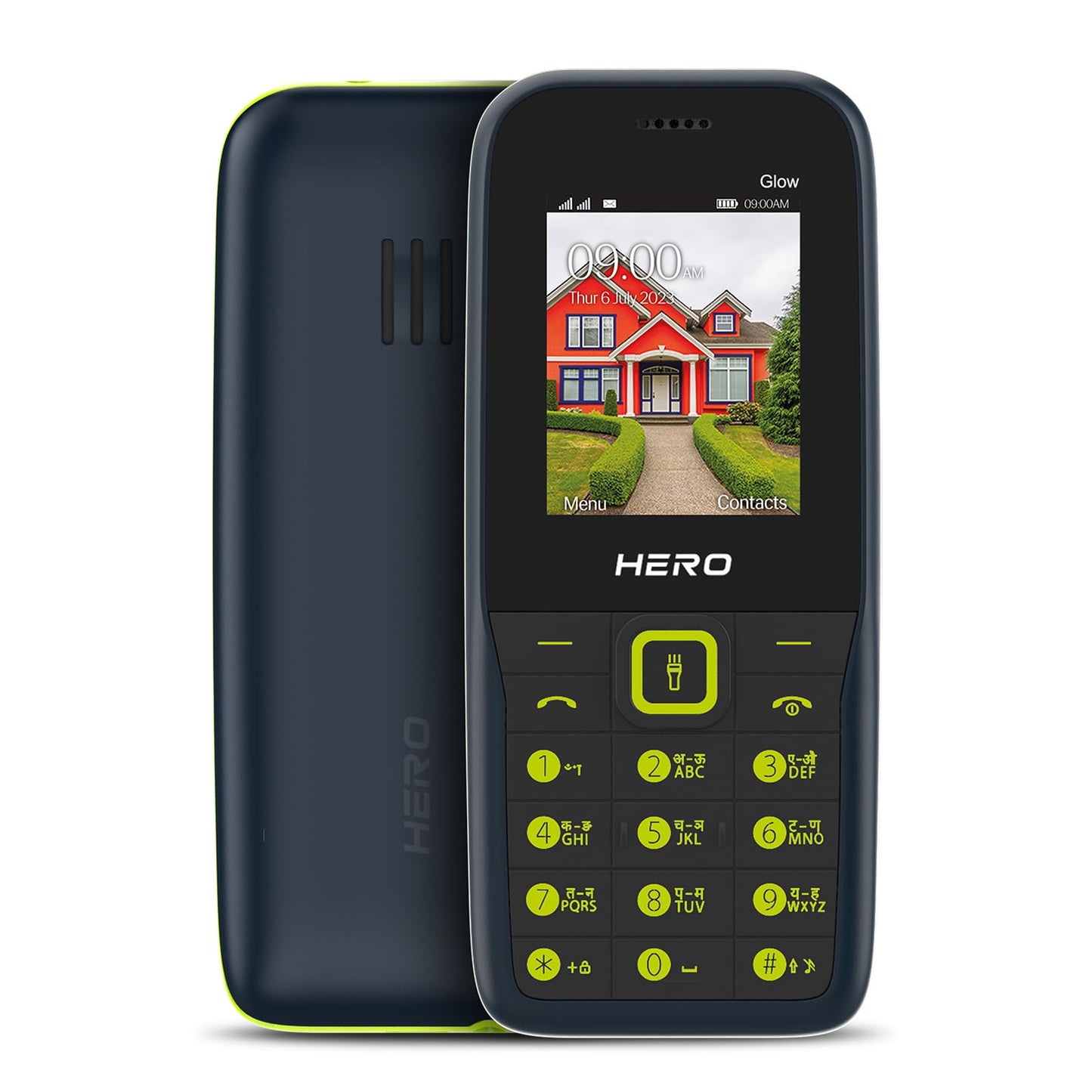 Lava All-New Hero 600i Glow Keypad Phone (Mint Green)