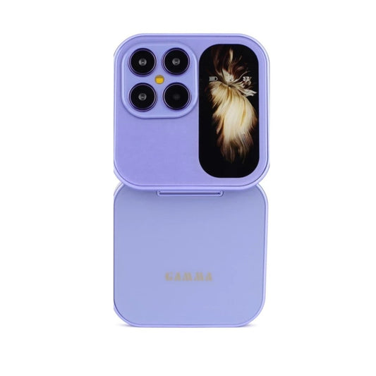 LEYSKY Gamma mini M2 Flip Keypad Phone with Magic Voice System Without Charger (Purpple) New Sealed Packed)