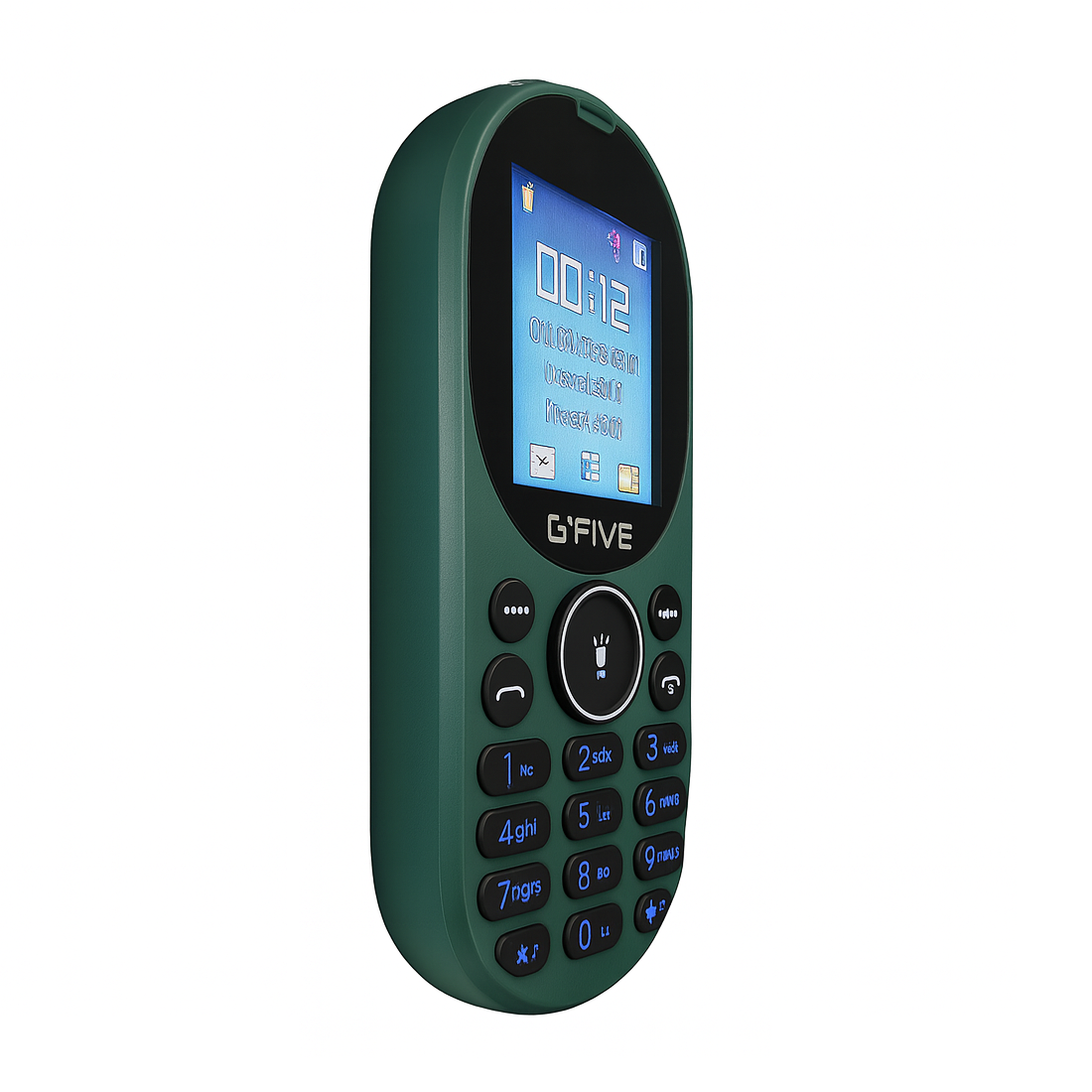 GFive Shark Round Keypad Phone (Green)
