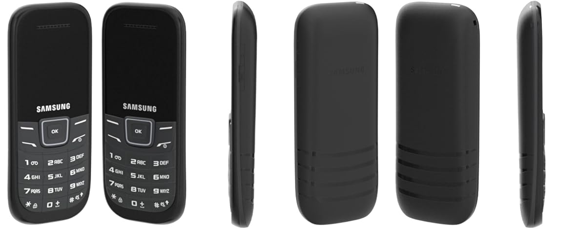Samsung Guru Keypad Phone (GT-E1200) Keystone 2 Dual Sim (Black)