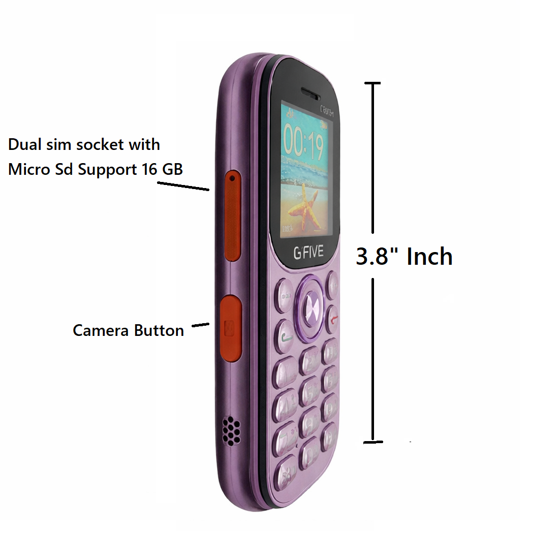 Gfive Crush MIni with magic Voice (Puple)