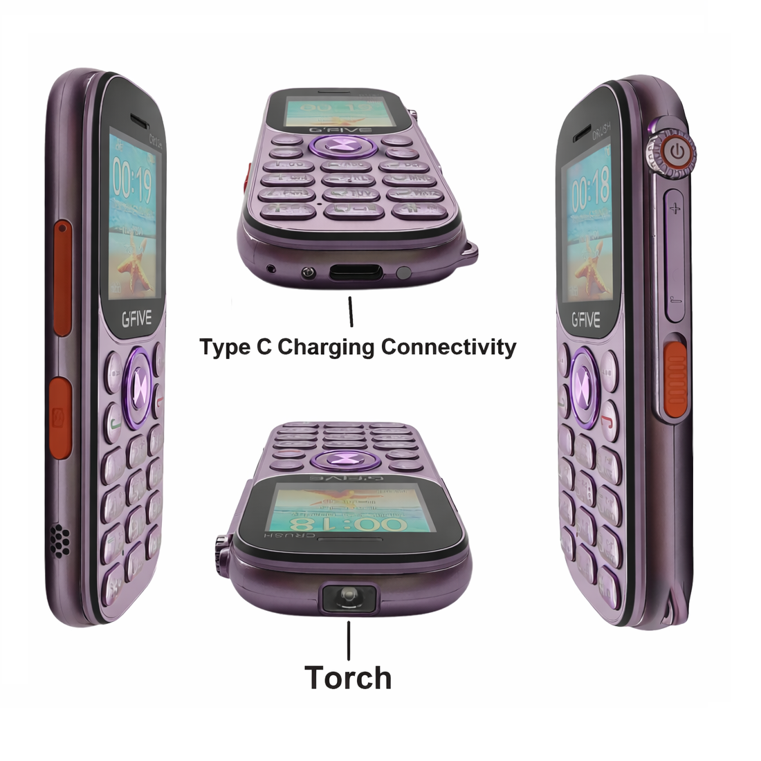 Gfive Crush MIni with magic Voice (Puple)