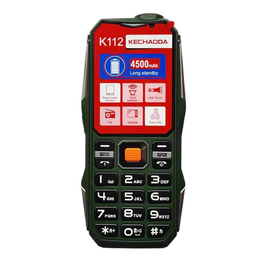 Leysky Kechaoda K112, Triple Sim Phone (Green) DJ Sound (New Seal-Packed)