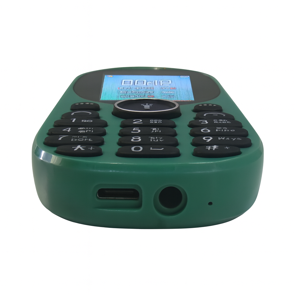 GFive Shark Round Keypad Phone (Green)
