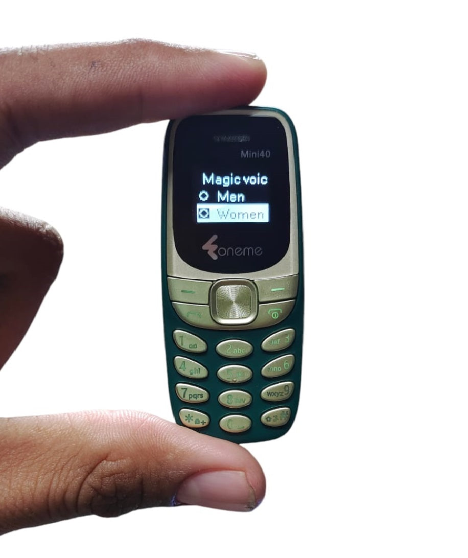LEYSKY Foneme Mini40 Smallest KEYPAD Mobile with Magic Voice System ...