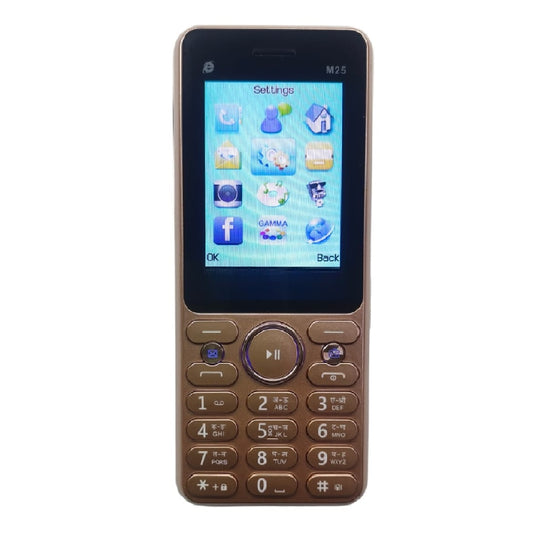 Leysky Gamma M25 Magic Voice Keypad Phone (Gold)