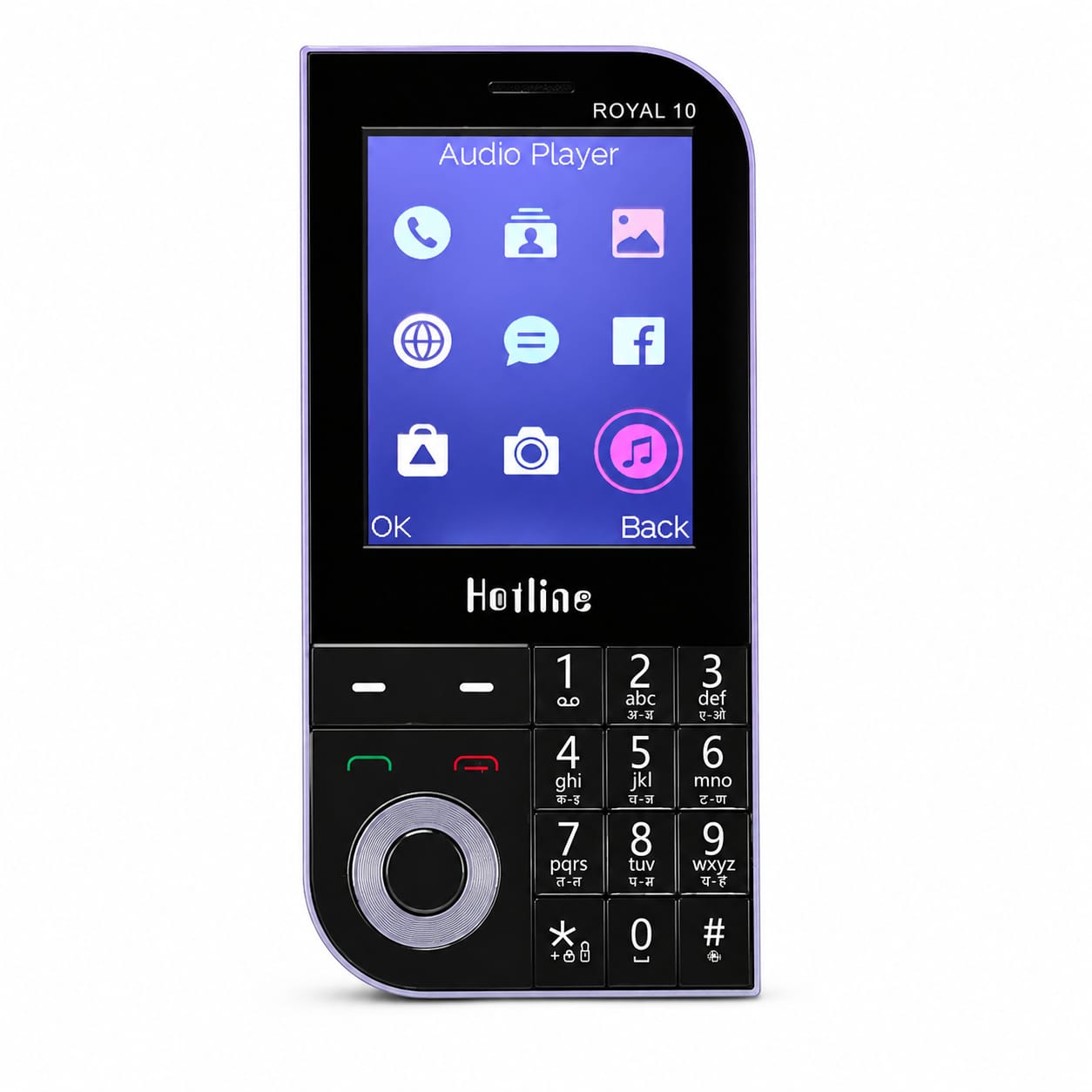 Hotline Royal 10 Mango Style |Dual Sim|Big Screen Keypad Phone