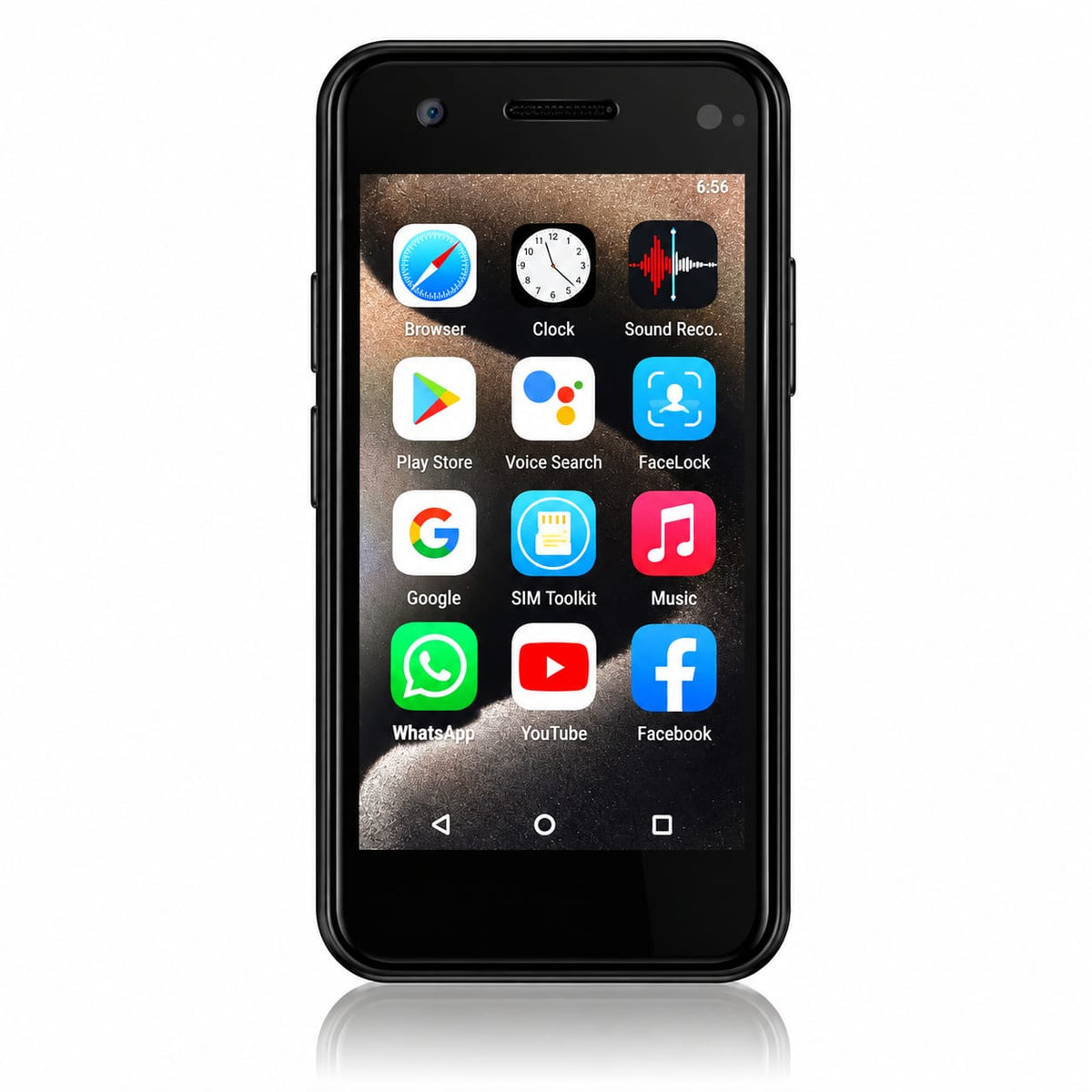 Peace Mini 1 4g (Black, 3 GB Ram) (32 GB Rom)