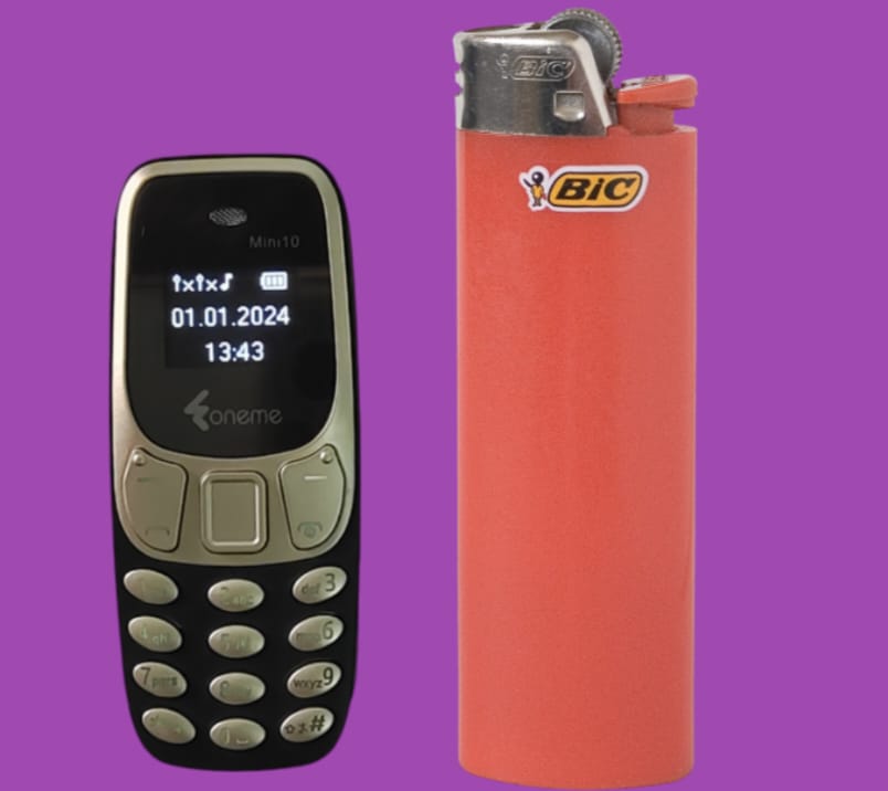 LEYSKY Foneme Mini10 Smallest KEYPAD Mobile with Magic Voice System ...