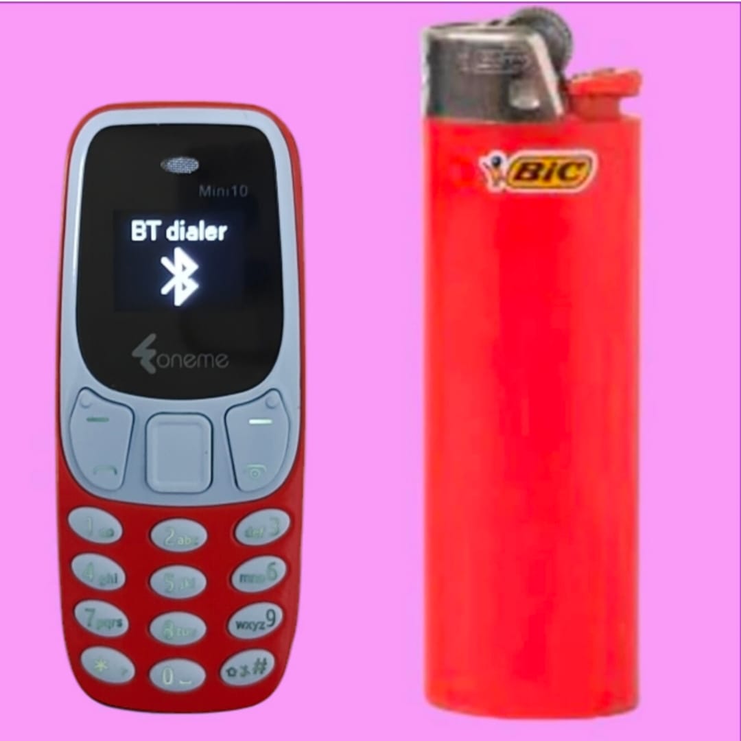 LEYSKY Foneme Mini10 Smallest KEYPAD Mobile with Magic Voice System (Orange)