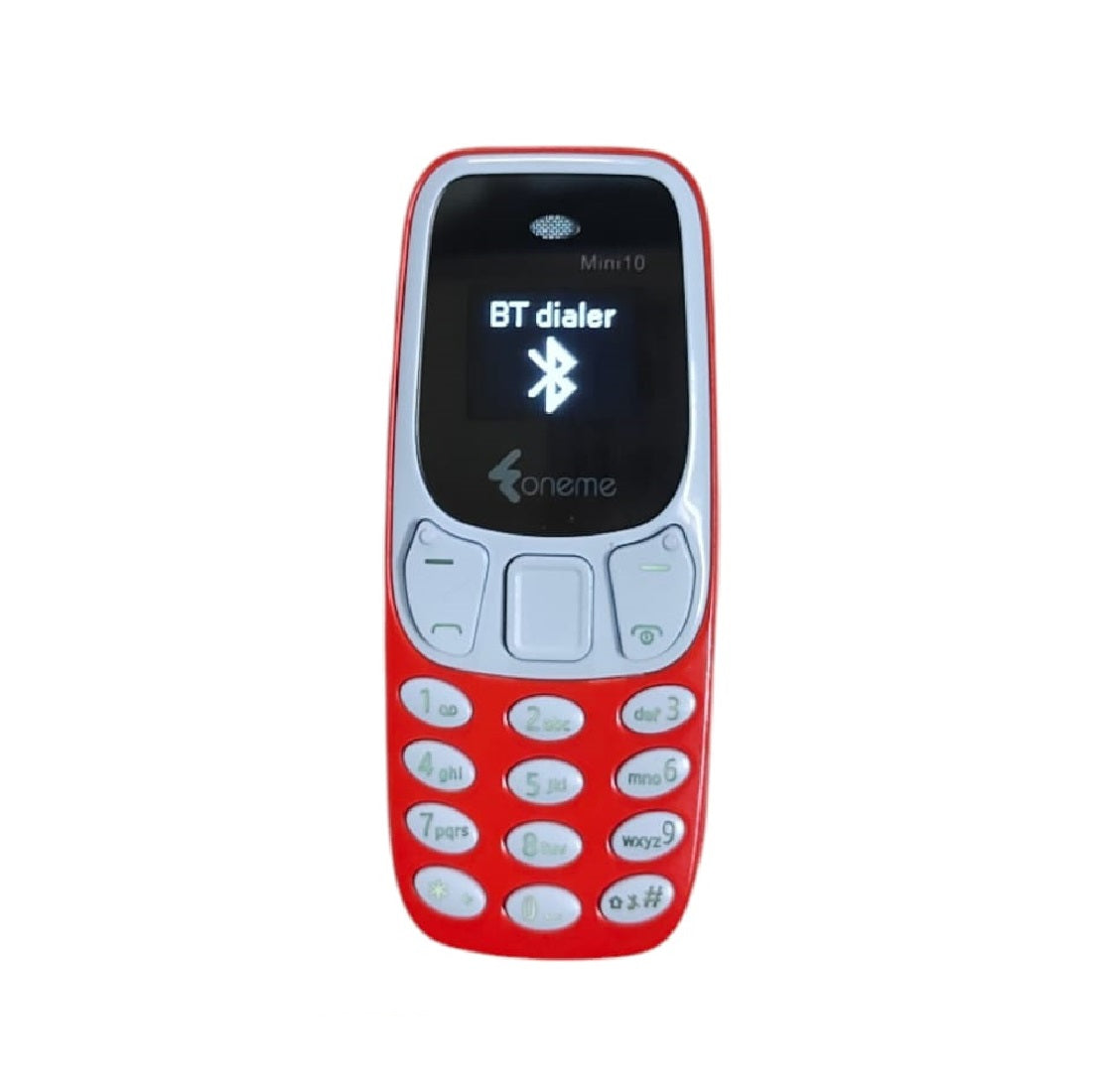 LEYSKY Foneme Mini10 Smallest KEYPAD Mobile with Magic Voice System (Orange)