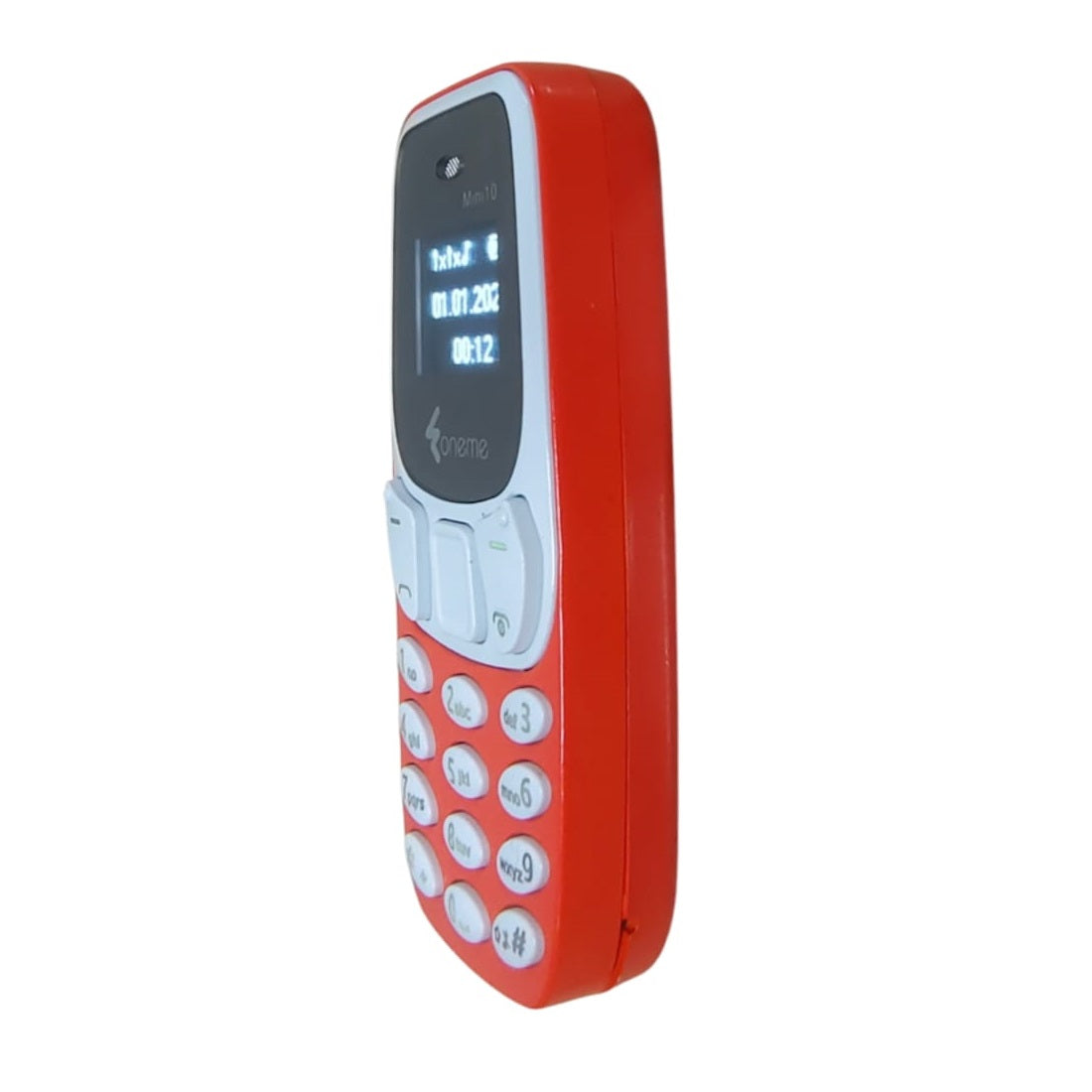 LEYSKY Foneme Mini10 Smallest KEYPAD Mobile with Magic Voice System (Orange)