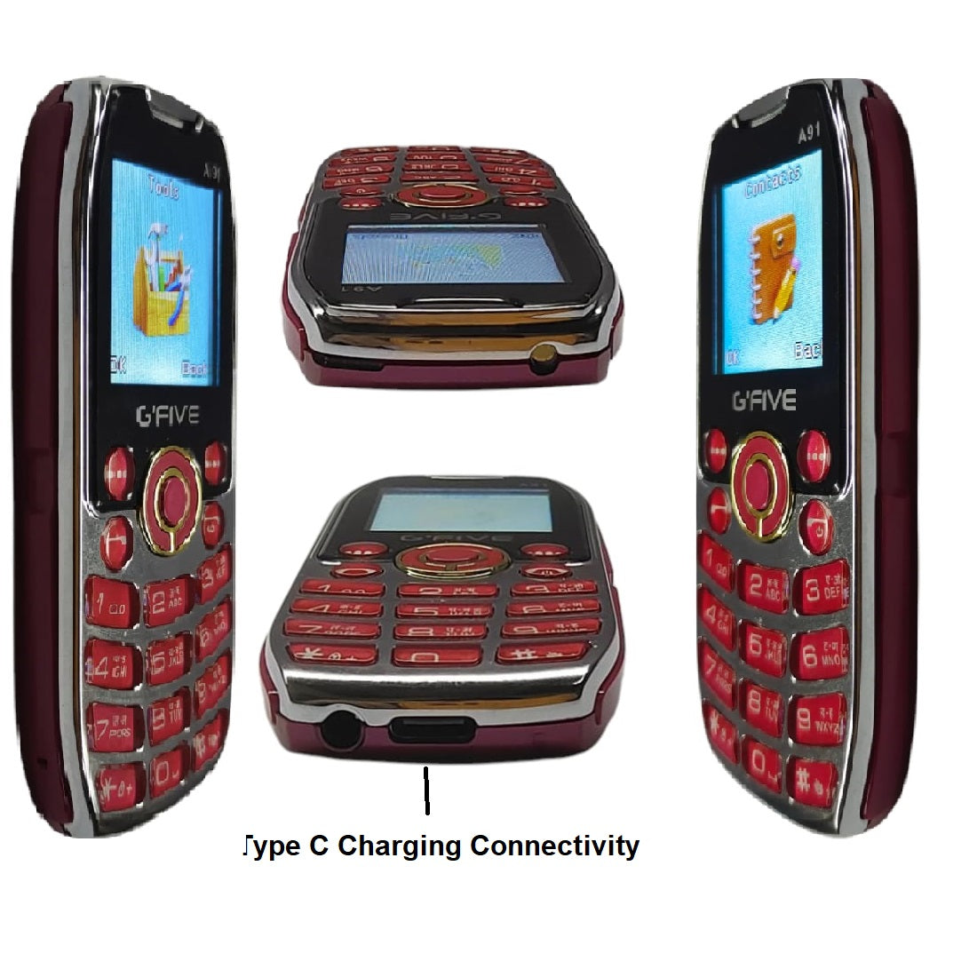 Gfive A91 with Magic Voice Feature (Red)