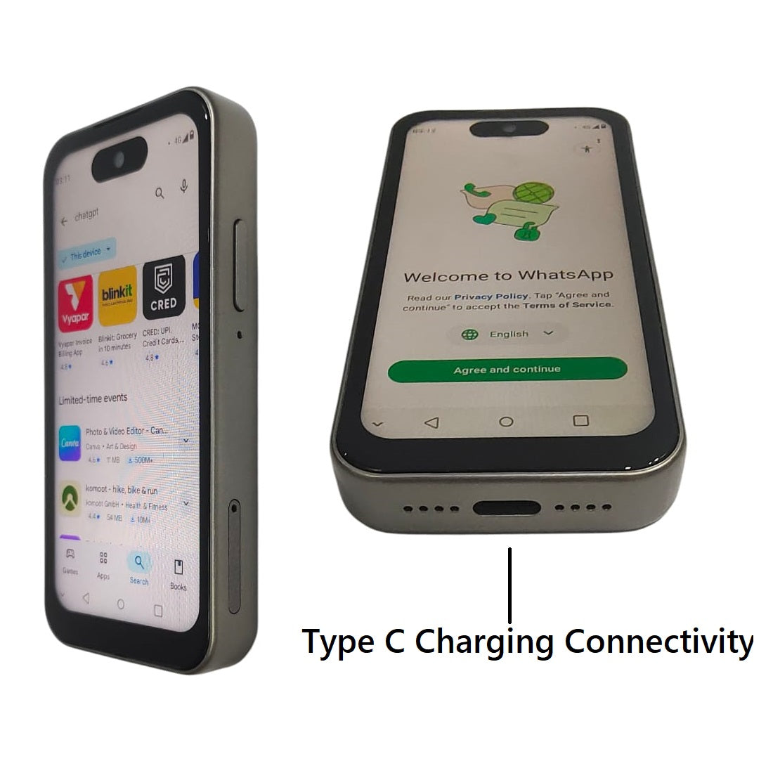 Peace MINI 6 (Silver, 32 GB)  (3 GB RAM)