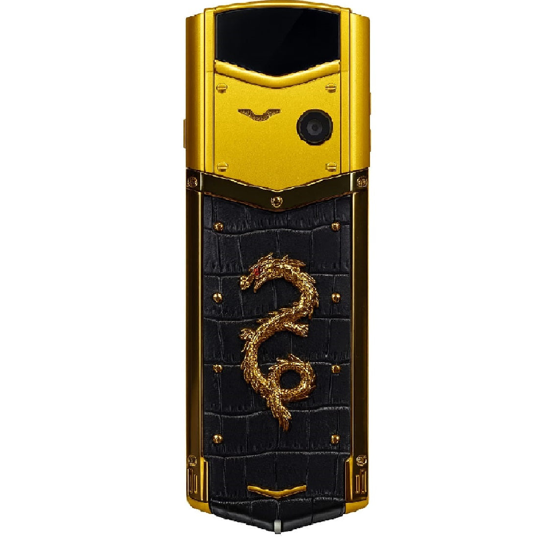 Snexian Bold V1 Gold Dragon Luxury Mobile (Black-Gold)