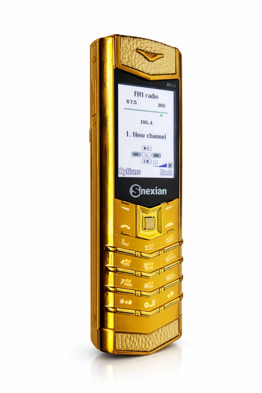 Snexian Bold V1 Gold Dragon Luxury Mobile (Golden)