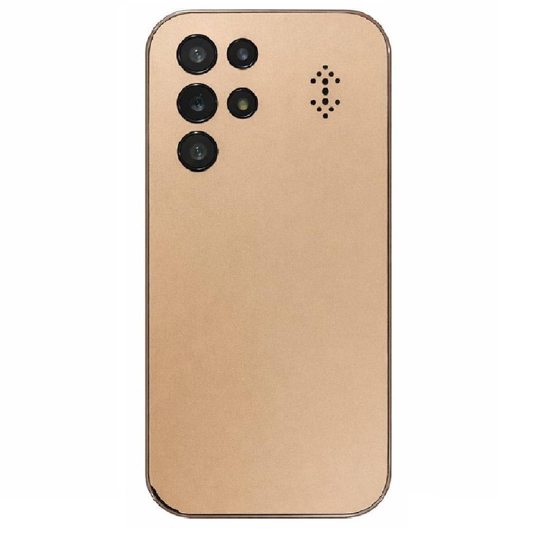 Jmax Pro X Curvy |Dual Sim|Big Screen Keypad Phone (Gold)