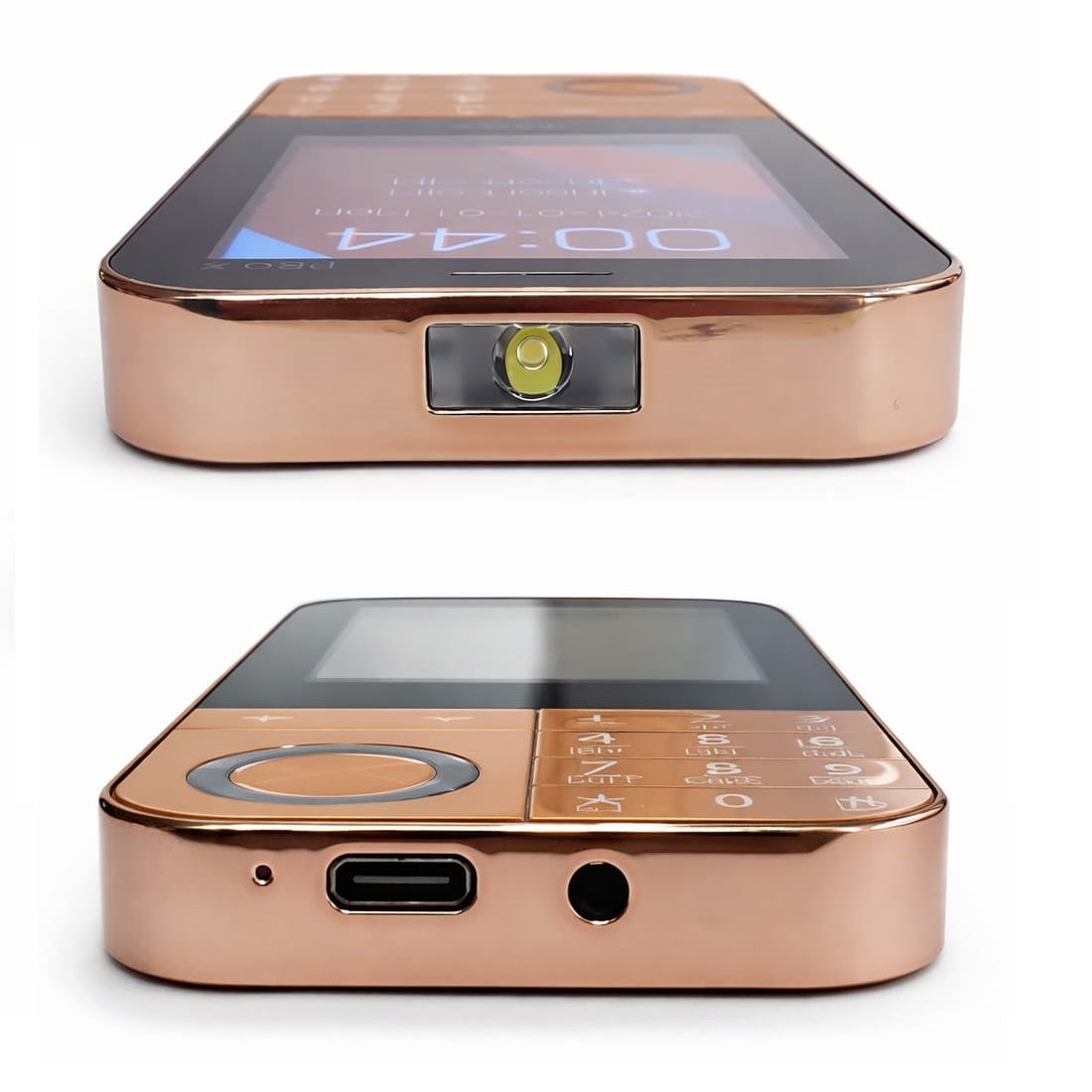 Jmax Pro X Curvy |Dual Sim|Big Screen Keypad Phone (Gold)