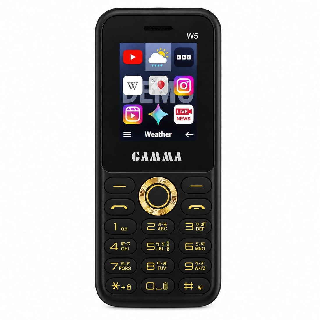 Gamma Light 4g |Youtube|Instagram (All sim support) Black