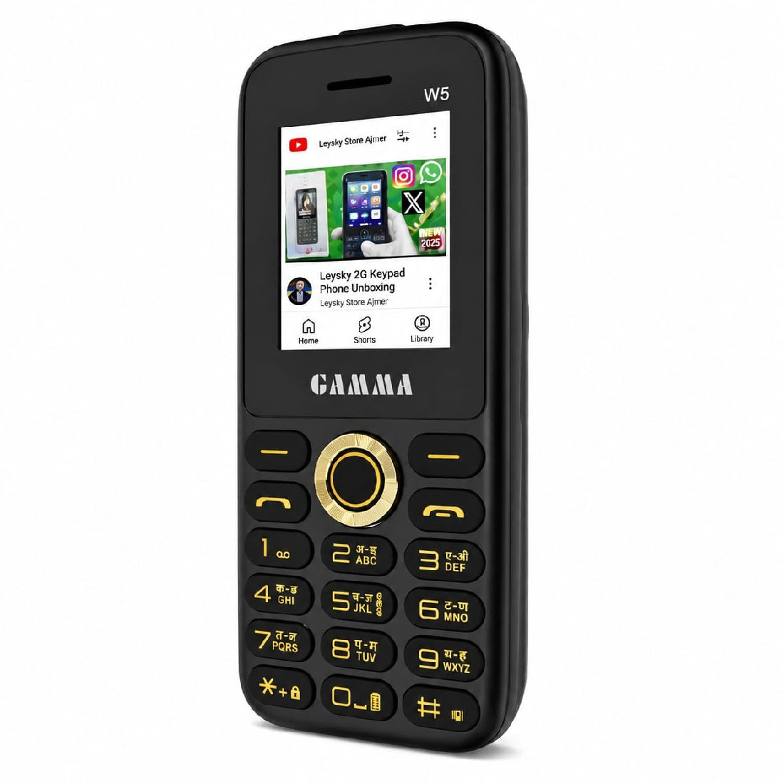 Gamma Light 4g |Youtube|Instagram (All sim support) Black