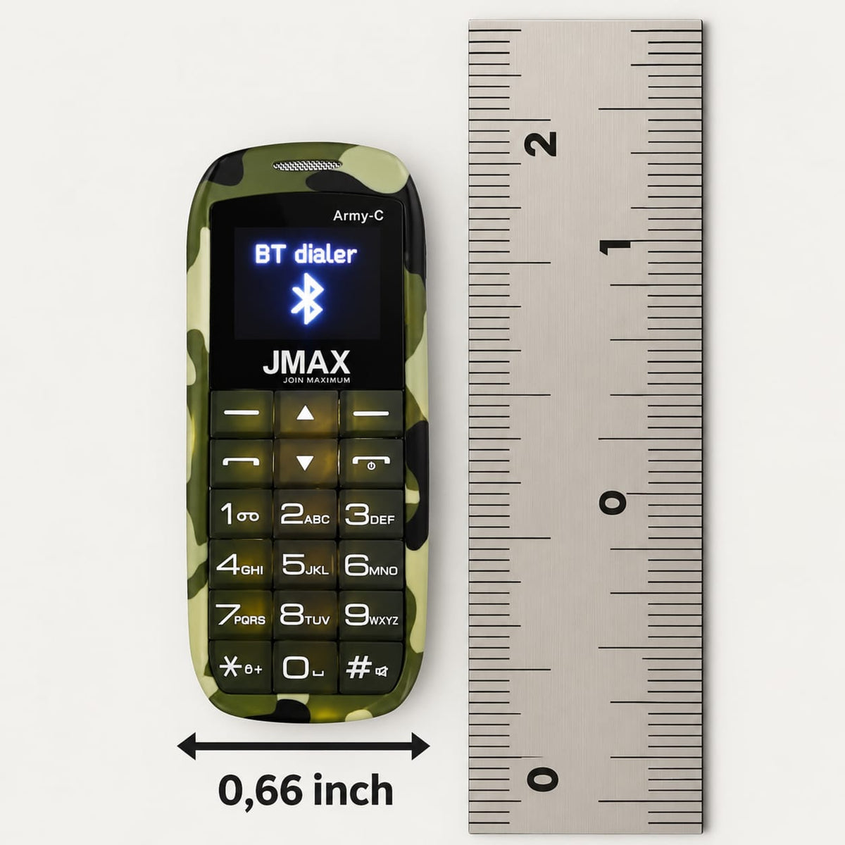 Jmax Army-C Mini magic Voice Phone (Army Green)