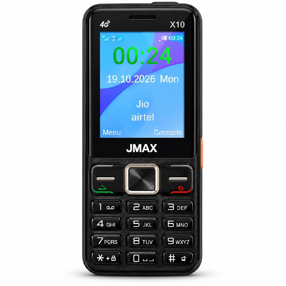 Jmax X10 4G |Dual Sim| All sim Support (Black)