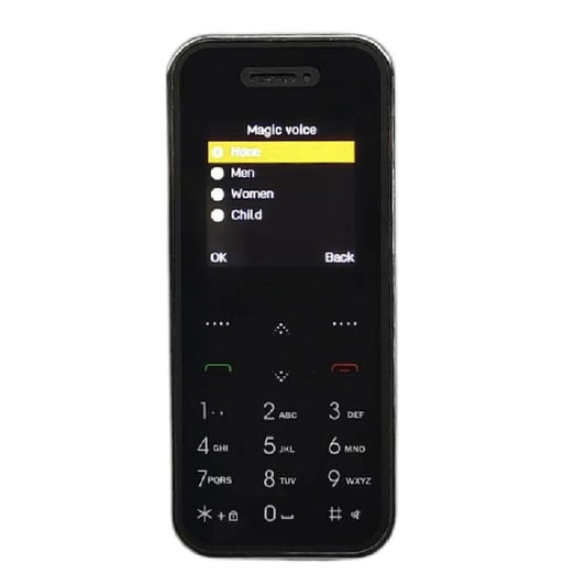Foneme Mini Trpple Sim Phone with Magic Voice (Gold)