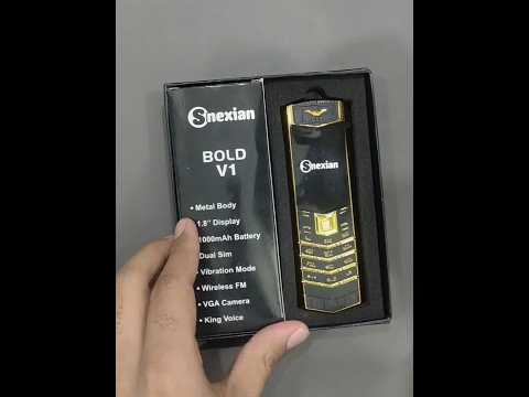 Snexian Bold V1 Gold Dragon Luxury Mobile (Black-Gold) – Leysky Store