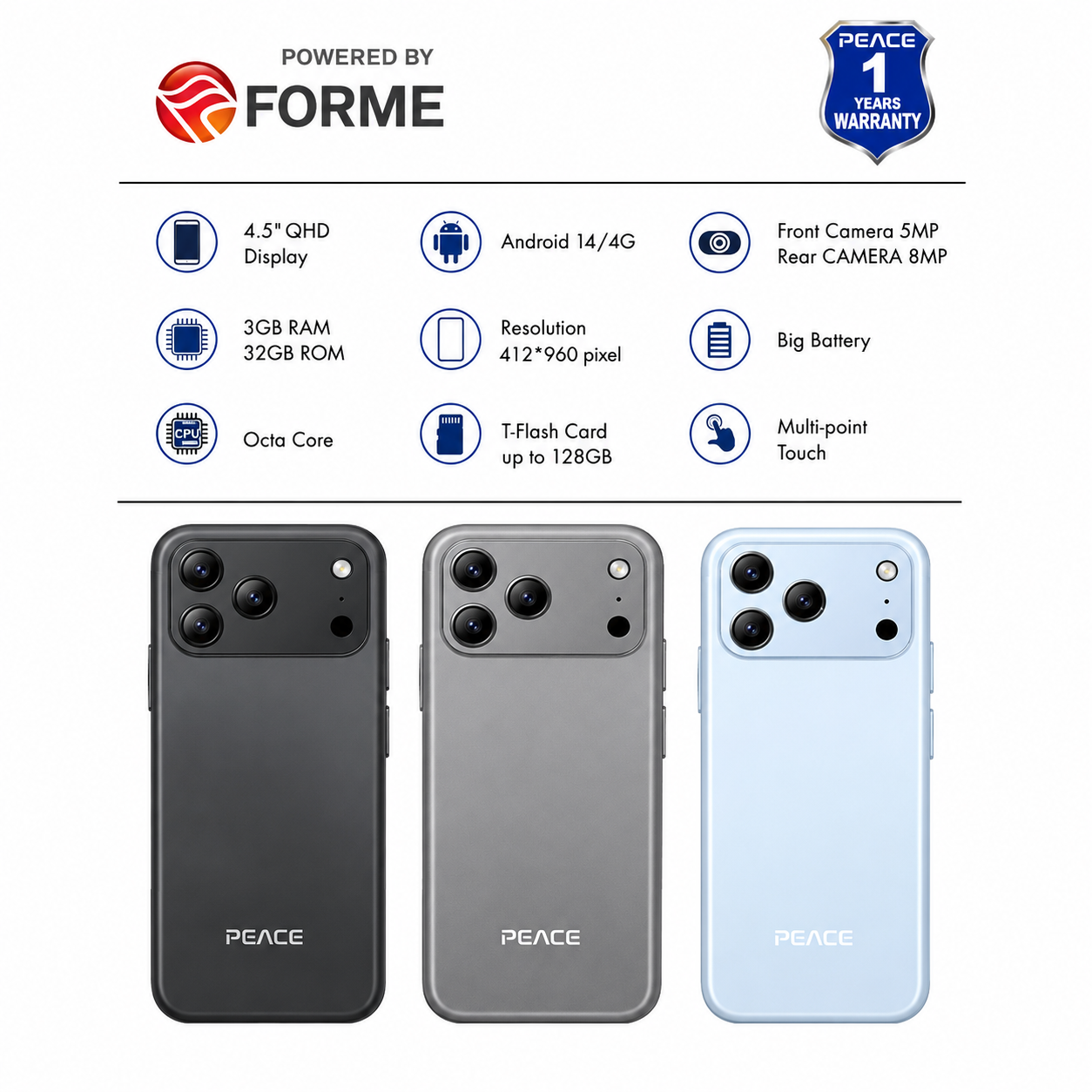 Peace Honor 20 (Silver, 32 GB)  (3 GB RAM)
